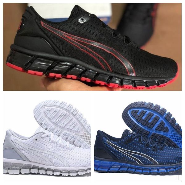 

agq3s1 2019 good quality gel-quantum 360 shift cushioning running shoes pure black blue white men women discount sport sneakers