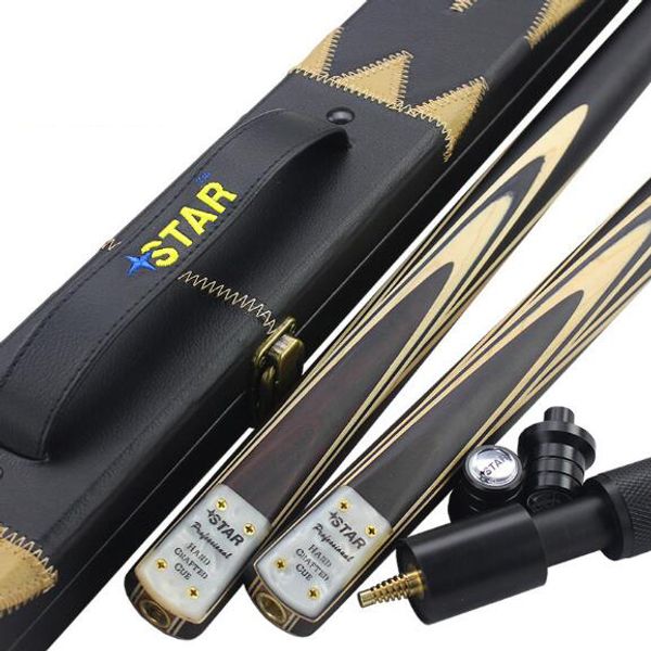 

star billiards snooker cue 3/4 split 9.8mm blue diamond tip ashwood shaft professional billard snooker with gifts