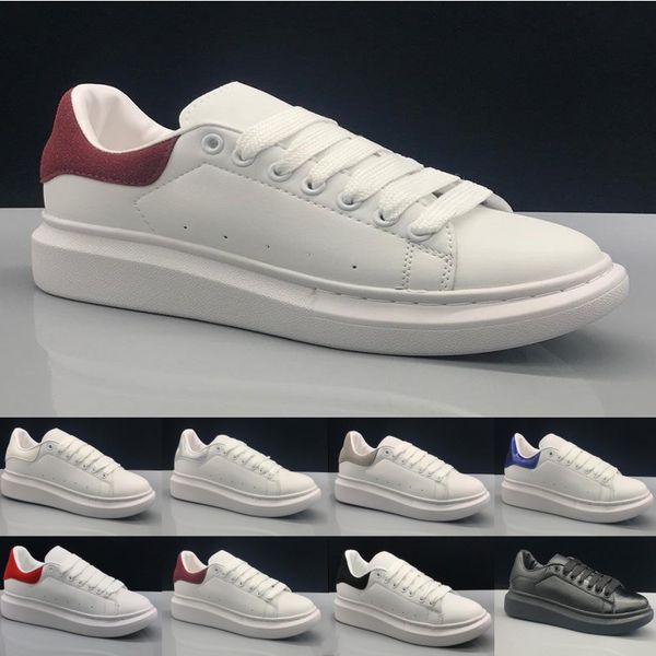 

designer casual shoes white black gold red men women leather shoe fashion classical platform party trainer sports sneakers