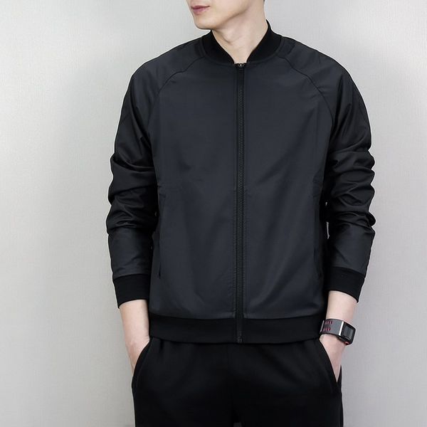 

открытый ветровка бейсбол униформа для мужчин s-2xl осень мужское пальто оптовая высокое качество черный белый мужчины повседневная куртки, Black;brown