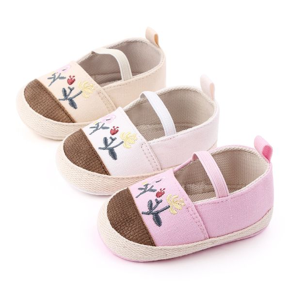 

Fashion First Walker Newborn Girl Boy Soft Sole Embroidered Toddler Shoes Sneaker Drop Shipping First Walking Shoes