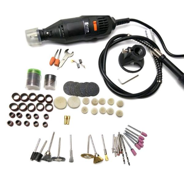 

1 set electric mini drill screwdriver 5 speed 130w eu grinding accessories set