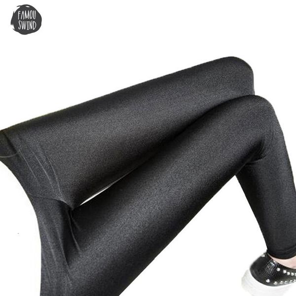

polyester casual leggings for women legging elastic material black fiteness pencil leggins pants streetwear high plus size
