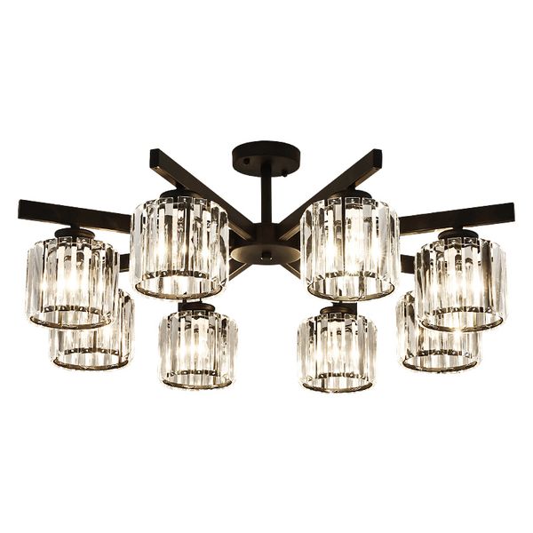 

nordic light luxury living room chandelier crystal lights bedroom dining room chandeliers atmosphere lighting postmodern pendant lamps