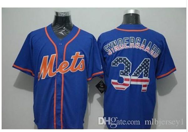 

mens 5 david wright #30# #32# 33 matt harvey 34 noah syndergaard jerseys color blue size:m-xxxl, Black;blue