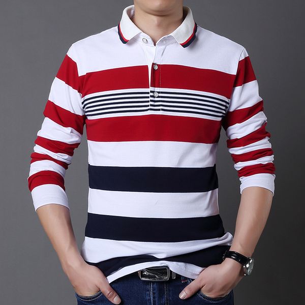 

striped new 2020 men s brand shirt long sleeves casual spring autumn clothes plus asian size m-3xl 4xl 5xl, White;black
