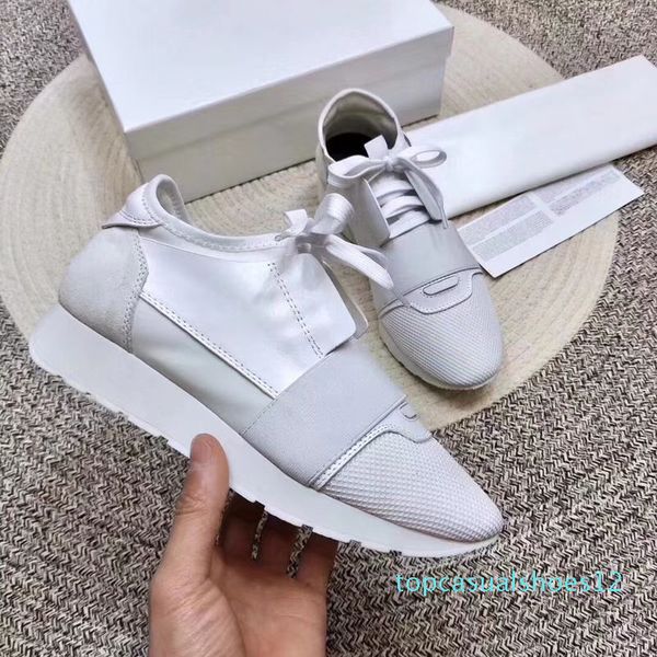 

2018. нового высокого качества дизайнера кроссовки люди женщина кожа повседневной обувь low cut дышащая сетка тапок на открытом воздухе обув, Black