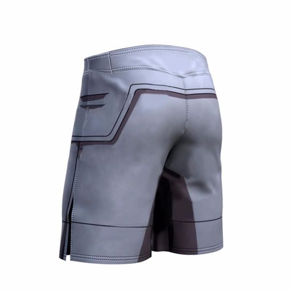 

pattern mens dragon ball z compression tights base layer tights men summer shorts orange blue gray color style, White;black