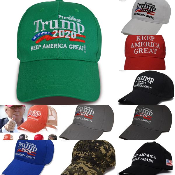 

pcwln new 2020 hat trump 3d embroidery baseball cap adjustable stylish trump cap cotton re-election baseball cap outdoor camouflage, Blue;gray