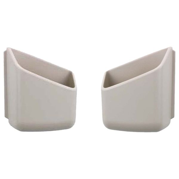 

2pcs multifunctional accessories sun visor car glasses box organizer storage case adhesive type pockets decoration abs auto