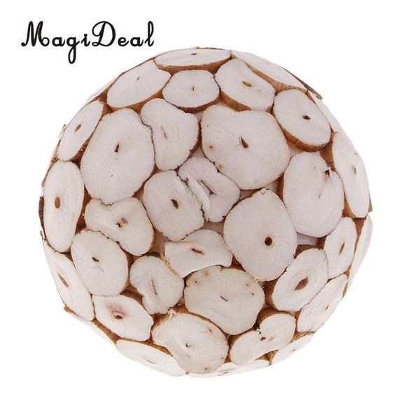 

simulation wooden shapes foam ball for florist table decoration bowl display party p props ornament 7cm