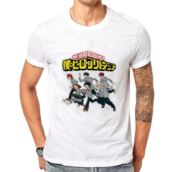 

boku no hero academia t-shirt my hero academia anime men t shirt izuku midoriya funny cartoon tee, White;black