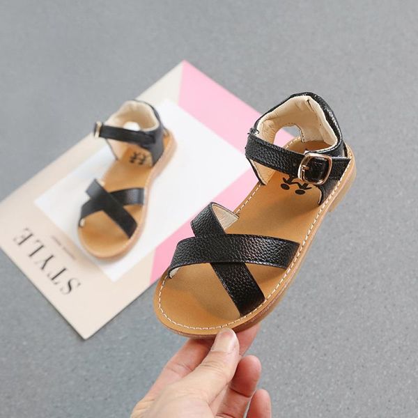 

summer baby sandals fashion children beach shoes kids soild sandals girls boys outdoor soft cross slippers kids shoes, Black;red