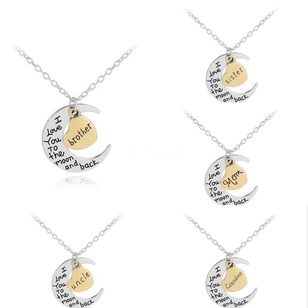 

pendant necklaces new simple heart letter necklace elegant temperament all-match boutique 26 letters of the heart clavicle chain#657, Silver