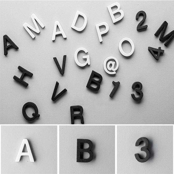 

Diy refrigerator ticker alphanumeric ymbol black white refrigerator ticker children letter magnet