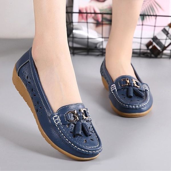 

fashion lady flats women new metal decorations soft comfortable hollow out casual shoes female shoes student spring