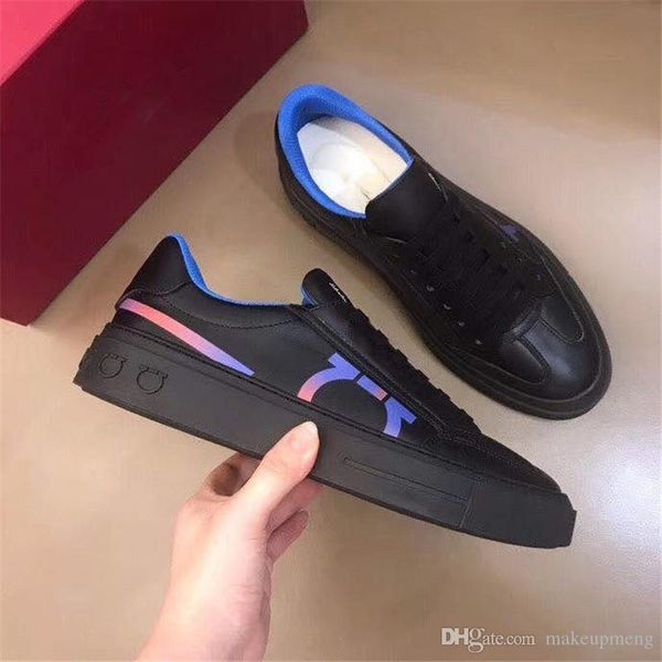 

salvatores 2020ferragamo mens borg arwin neon gancio sneaker borg-nero luxury sneakers mimosa with original box, Blue;gray
