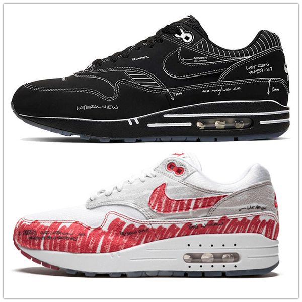 

2019 new relea e tinker ketch to helf black air 1 men women port air running hoe de igner neaker trainer ize 36 45