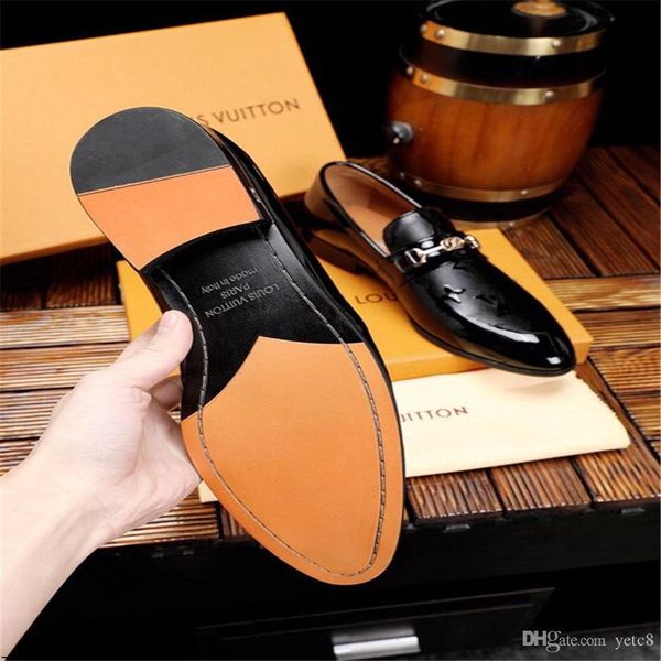 

19fw mens dress shoes luxury brands oxford shoes for men loafers classic tassel brogues zapatos de hombre de vestir formal shoes men madaok, Black