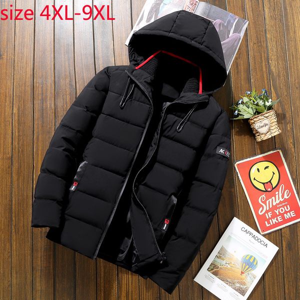 

2019 new arrival fashion super large cotton padded clothes men winter warm thick jackets casual plus size 4xl5xl 6xl 7xl 8xl 9xl, Tan;black