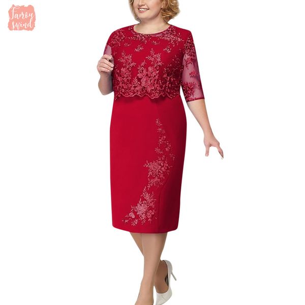 

size plus w30 lace dress short sleeve midi dress women evening party dress vestidos fiesta women designer clothes, Black;gray