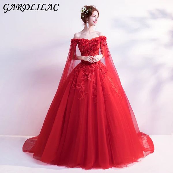 

gardlilac off the shoulder quinceanera dresses applique masquerade ball gowns prom dresses evening party 2019 elegant party, White;black