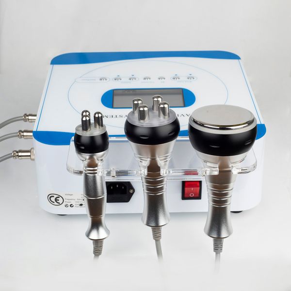 

2019 new arrival 3 in 1 40k ultrasonic cavitation 5mhz radio frequency and red led light face and body beauty machine