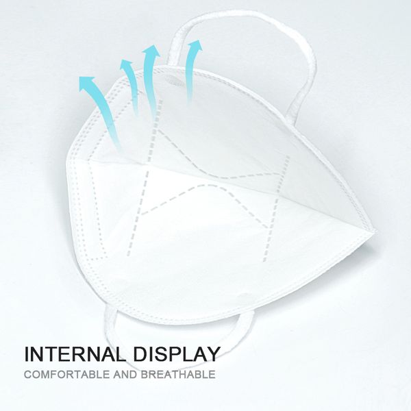 

50pcs kn95 face masks anti influenza professional protective filter 95% virus mouth mask function equivalent n95 kf94 w4rx