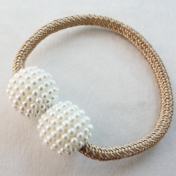 

magnetic pearl ball curtain tie backs holdbacks buckle clips accessaries
