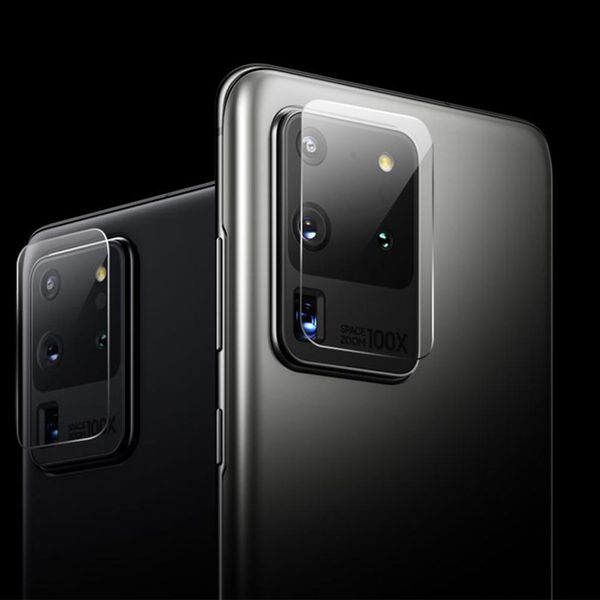 

camera len tempered glass for samsung galaxy s20 plus ultra s10 note 10 3d transparent scratch-resistant back screen protctor film