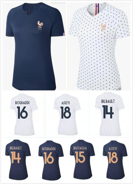 

2019 новая женщина фрэнсис кубок мира джерси погба гризманн канте mbappe футбол футболка 19 20 mbappe национальной команды домой футбол джер, Black;red