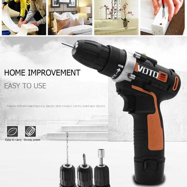 

voto vt202 16.8v 2-speed rechargeable cordless electric screwdriver drill
