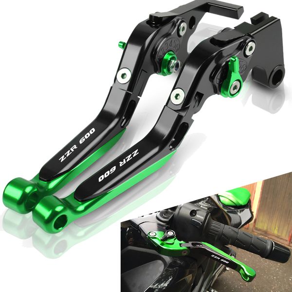 

cnc motorcycle brake clutch lever extendable adjustable hand grip handlebar for zzr600 zzr 600 2005 2006 2007 2008 2009