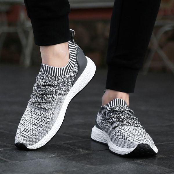 

puamss men running shoes breathable outdoor sports sneakers male socks shoes black jogging walking athletics man
