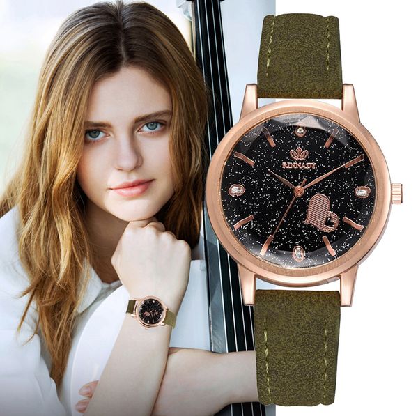 

luxury temperament lady irregular mirror leather belt watch analog quartz watch wrist women clock reloj for gift ld, Slivery;brown