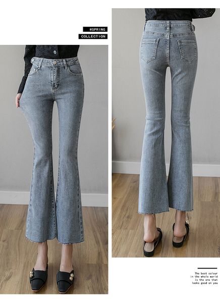 

violet women's tailored waist and hip princess jeans bk3835, Blue