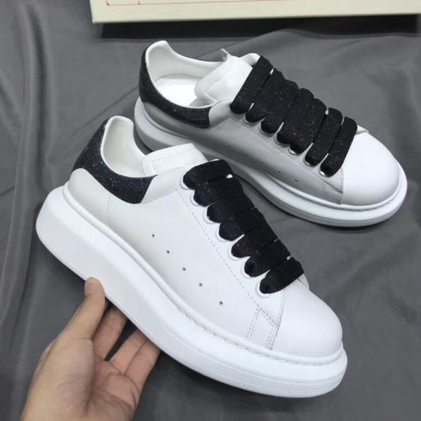 

2020 luxury mens womens espadrilles damping massage leather platform shoe low-casual shoes sheep skin leather sneakers 35-44, Black