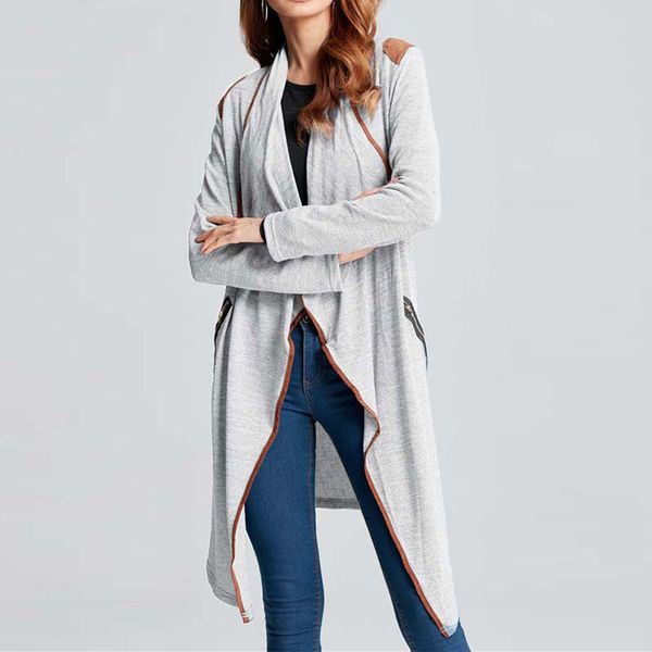 

fashion autumn womens knitted casual long sleeve cardigan jacket outwear plus size cardigan female pull femme, Black;brown
