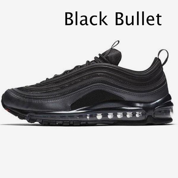 

2019 black 97 mens running shoes sliver bullet bred undefeated undftd olive triple black white team red volt men women sports sneakers 36-45