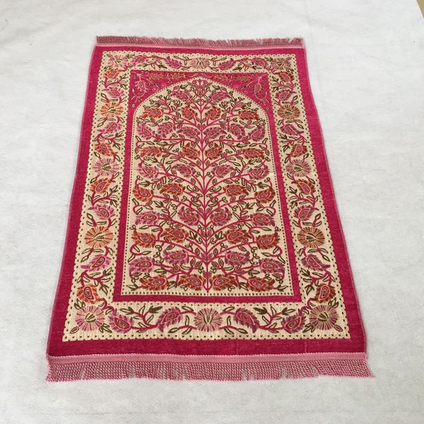 Factory And Wholesale Embossed Plain Muslim Carpets High Quality