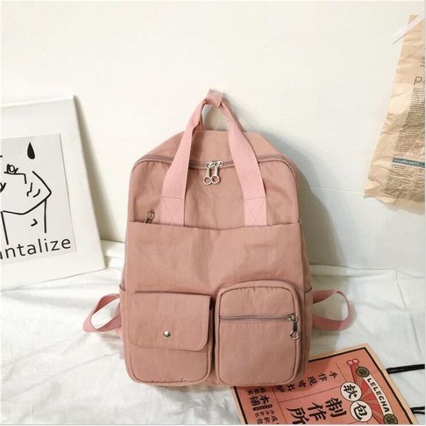 

2020 large size women waterproof backpacks canvas mochila mujer laptravel bags sac a dos femme drop shipping lxg05