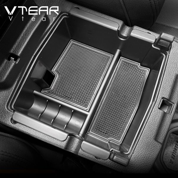 

vtear for wrangler rubicon jl car armrest storage box central container holder car-styling tray stowing tidying accessories