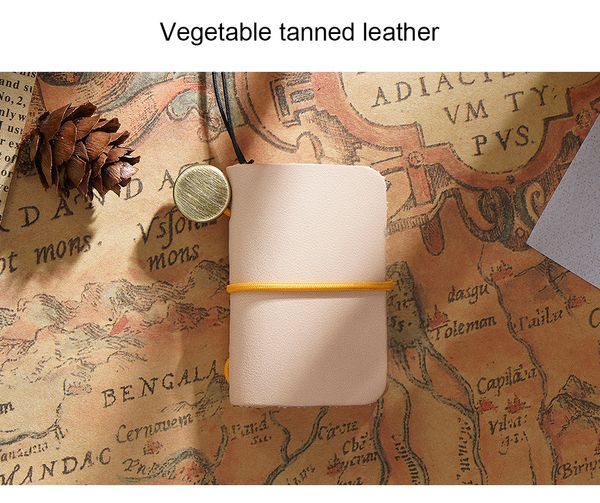 2020 Handmade Genuine Leather Notebook Mini Travel Journal Vintage