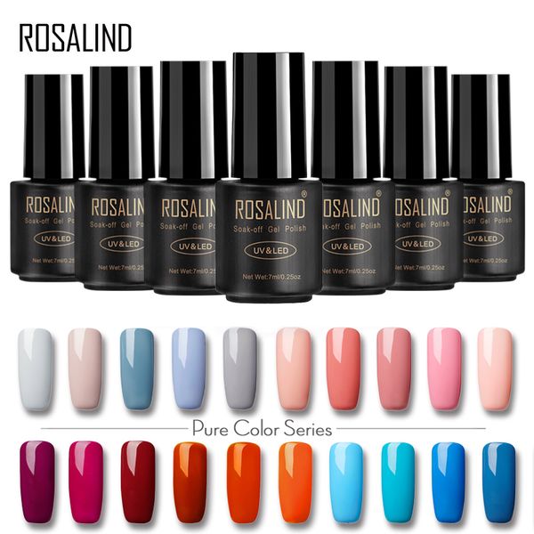 

rosalind 7ml nail polish gorgeous color nail gel polish vernis semi permanent coat base coat gel varnishes lacquer