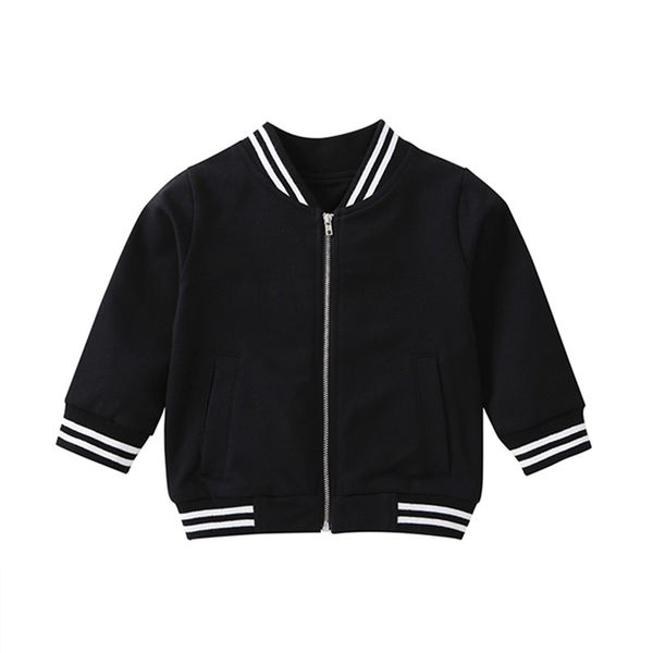 

autumn sport jacket cartoon rainbow letter sequins embroidered jacket zipper shirt baseball uniform, Blue;gray