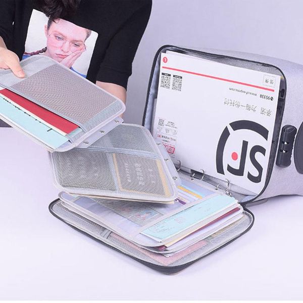 

large capacity document storage bag box waterproof document bag organizer papers storage pouch travel file