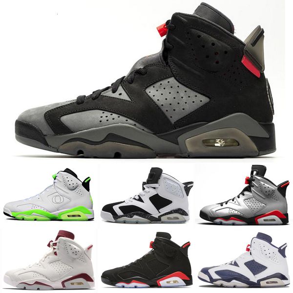 

2020 new kids mens basketball shoes 6s vi travis scott jumpman 6 carmine black infrared angry bulls alternate hare retro sport sneaker