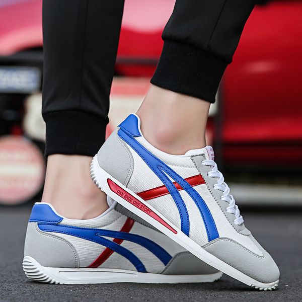 

running shoes for men comfort athletic trainers fashion walking sneakers men breathable lace up outdoor sports shoe
