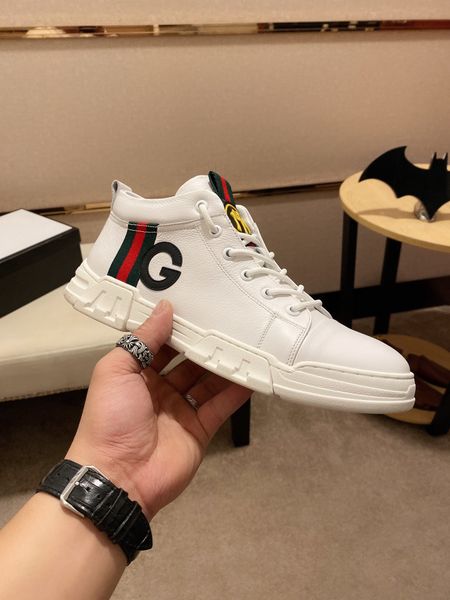 

2020w13 fashion casual shoes men's shoes comfortable breathable sports luxury shoes original box packaging zapatos hombre, Black