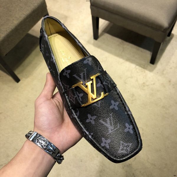 

2019 shoes men casual shoes luxury brands mens loafers moccasins breathable slip on black driving shoes summer